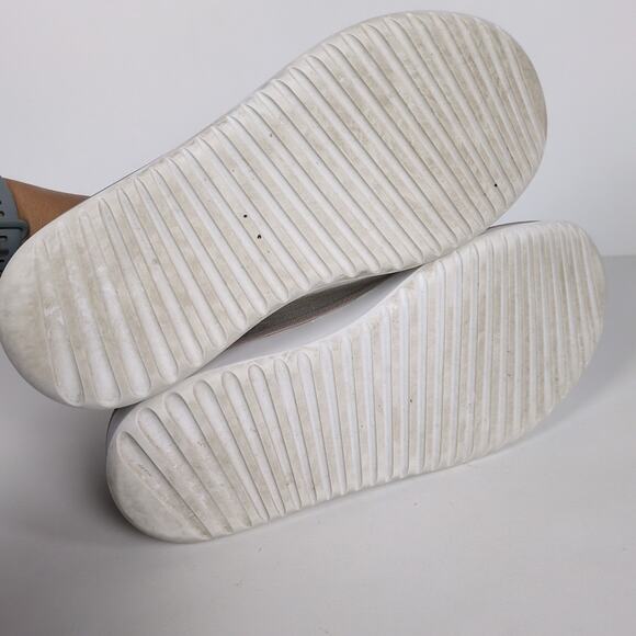 ALLBIRDS Wool Piper Woven Lace Up Sneaker in Pewter Grey Blizzard Sole Women's 7 - Picture 7 of 8